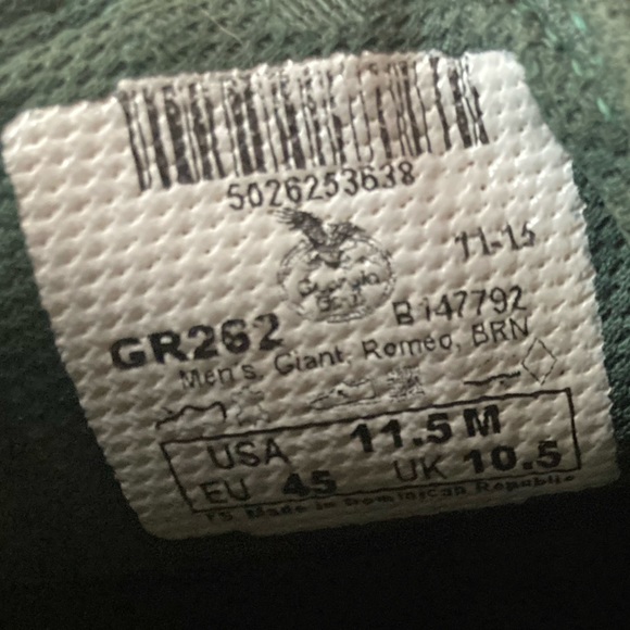 Georgia Giant Romeo Leather Boots 11.5 Brown Oil Resistant Work Shoe - Picture 2 of 8